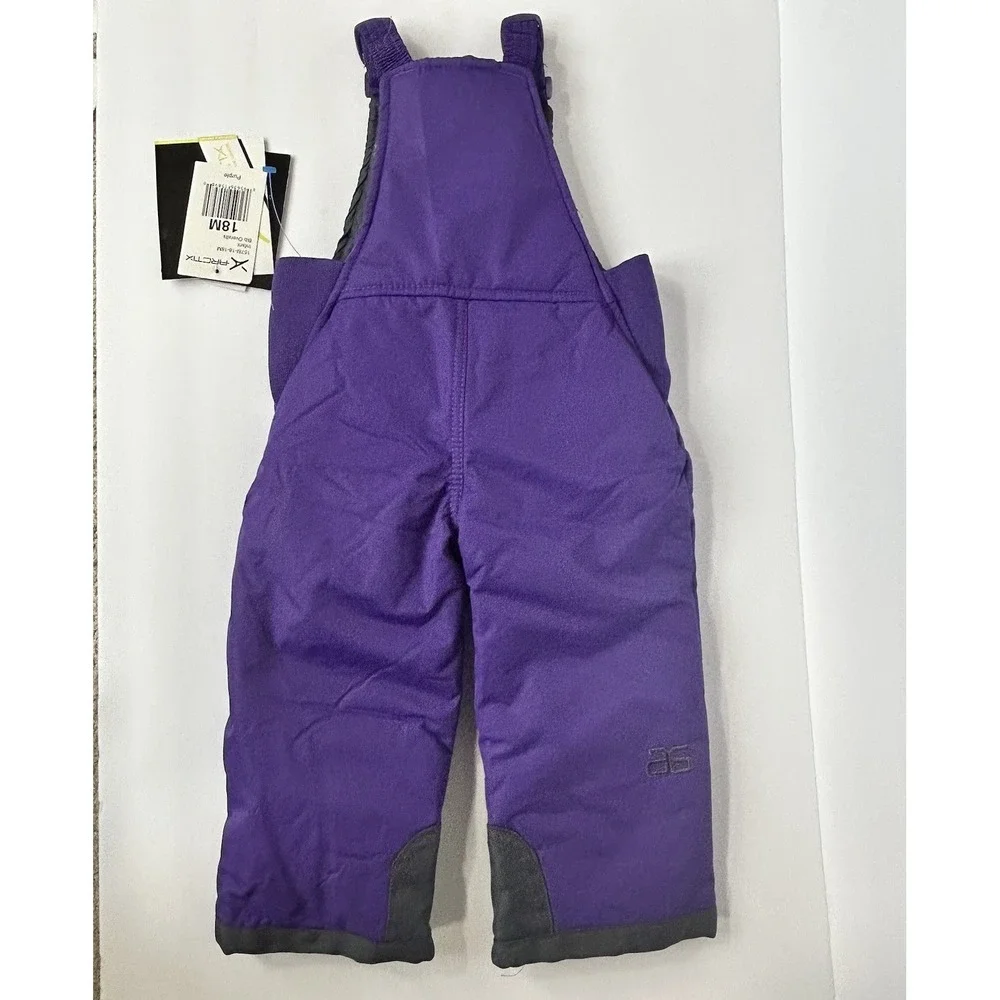 Arctix Snow Bib Pants NWT Overalls Baby Size 18 Months Purple